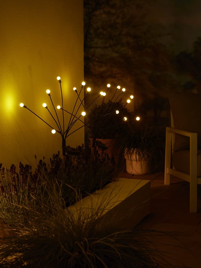 Luxform - fire fly stake lights wam white (3 sets of 2 pcs)