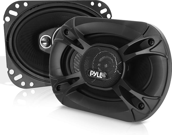 Pyle Auto Luidsprekerset- 3-Weg Universele Auto Speakers - Luidsrekers voor Auto - Geschikt voor Montage in Auto Deuren/Panelen