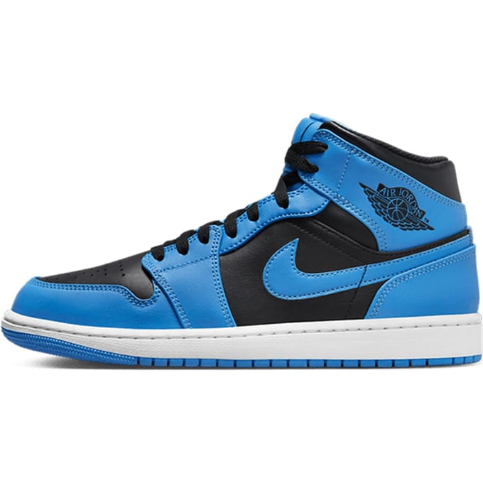Jordan 1 Mid University Blue Black - 42 .