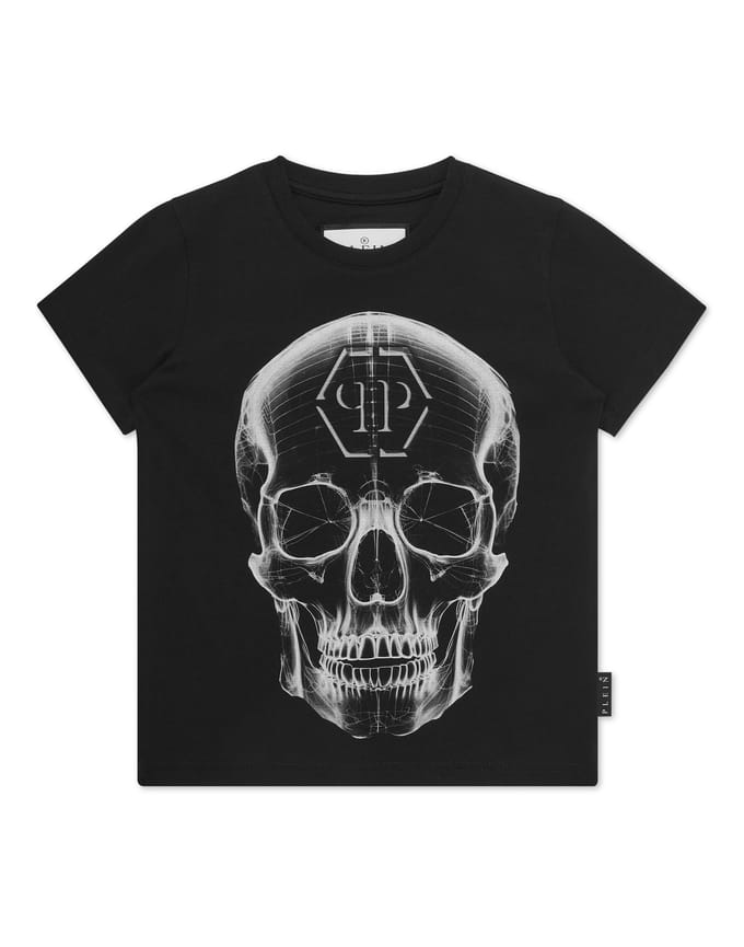 T-Shirt Ronde Hals Ss Skull