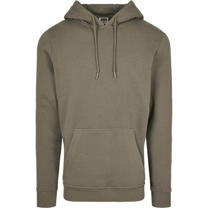 Urban Classics - Organic Basic Hoodie/trui - XL - Bordeaux rood