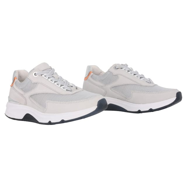 Gabor rollingsoft sensitive 26.895.40 - dames rollende wandelsneaker - Grijs - maat 38.5 (EU) 5.5 (UK)