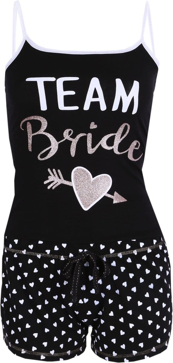 Pyjama met zwart hart PRIMARK