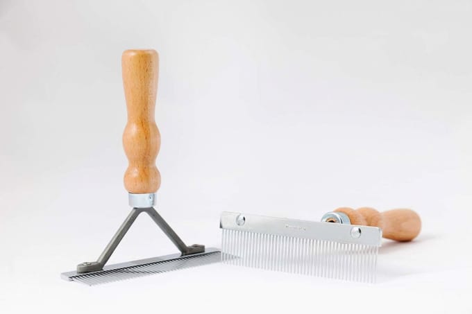 Hark Houten Handvat Groot Middel