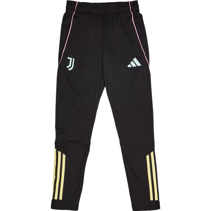 Adidas Juventus Broeken Kinder - Zwart - Maat 123 - 129 CM - Poly Woven