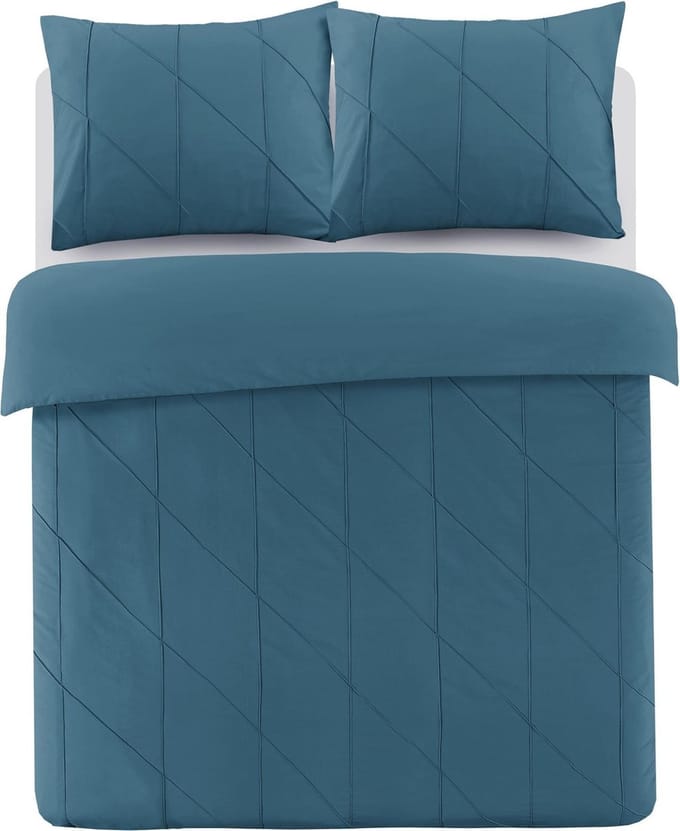 Papillon Canberra Dekbedovertrek - Eenpersoons - 140x200/220 cm - Petrol