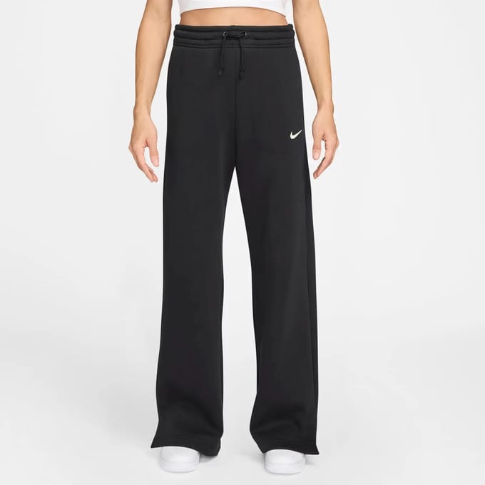 NIKE - sportswear phoenix fleece wome - Sport pantalon dames - Zwart, wit