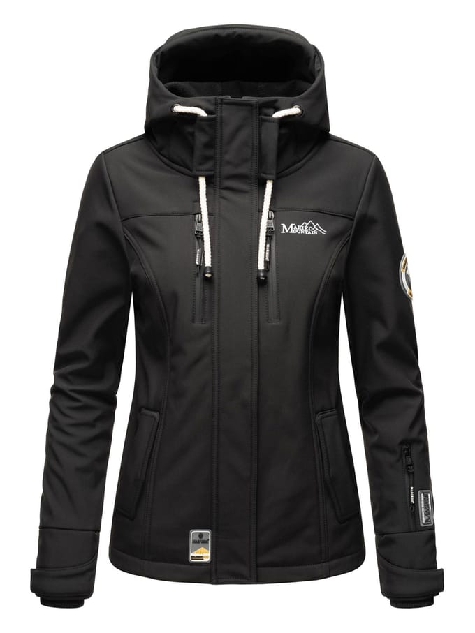 Marikoo dames softshelljas – Kleine Zicke, warm met capuchon & fleecevoering