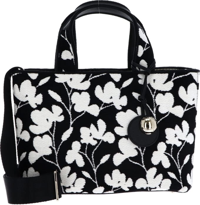 FURLA Handtas Schoudertas Alissa Tote Toni Nero Zwart Wit