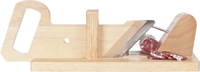 Cosy&Trendy Houten Salamisnijder - 28.2 x 16.5 x 9 cm
