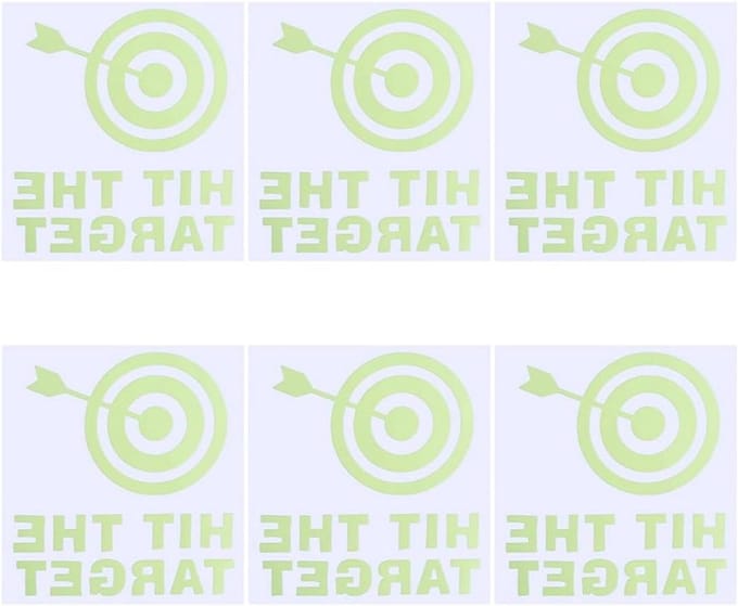 Allecta - Toilet stickers met bullseye voor zindelijkheidstraining - Set van 7 stuks