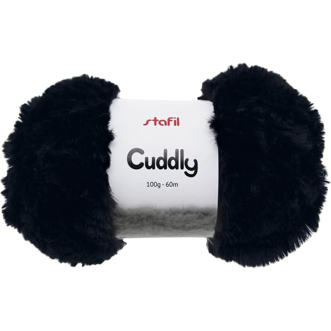 Wol "Cuddly" - Zwart