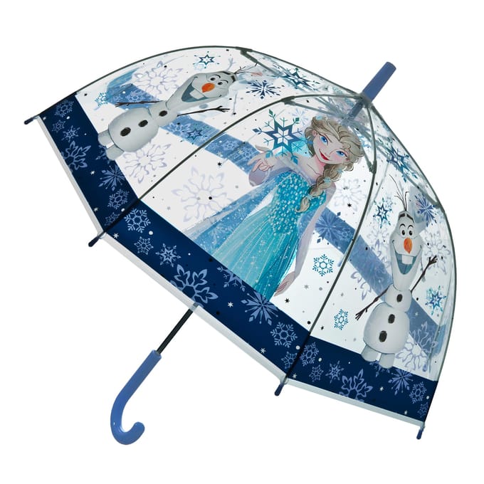 Frozen Paraplu - Kinderparaplu - Metaal frame - Blauw - Transparant