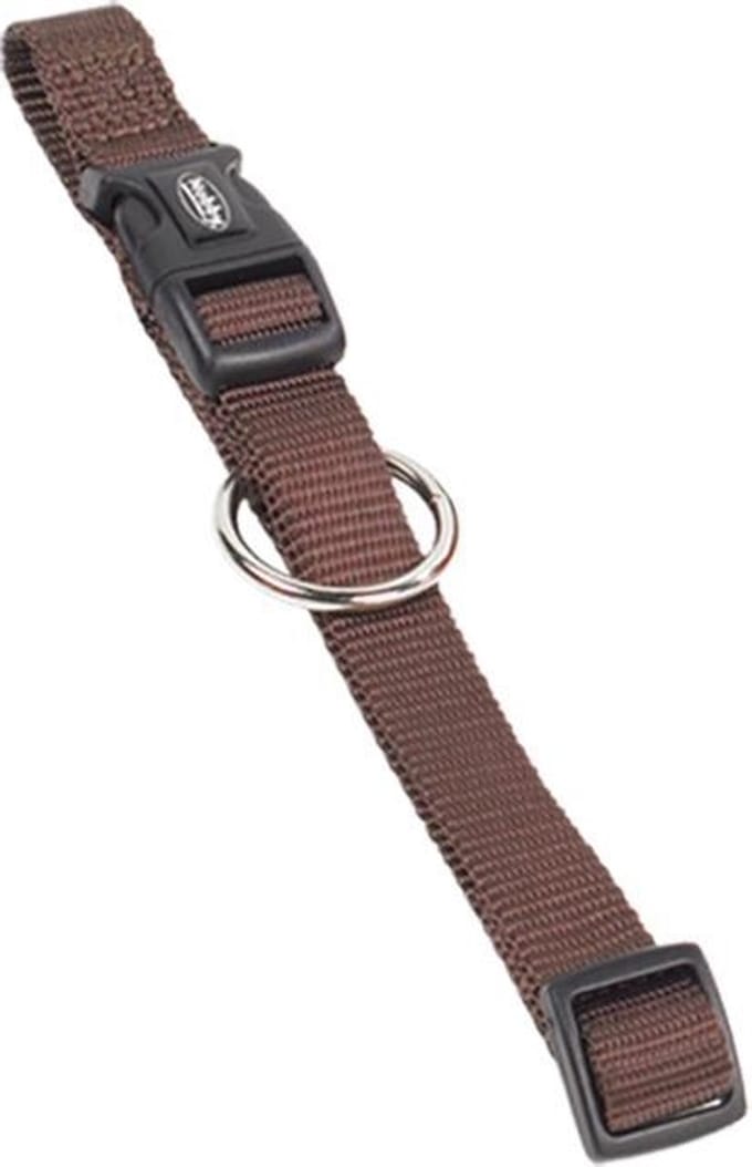 Nobby halsband classic bruin 50-65 x 1,4 cm - 1 st