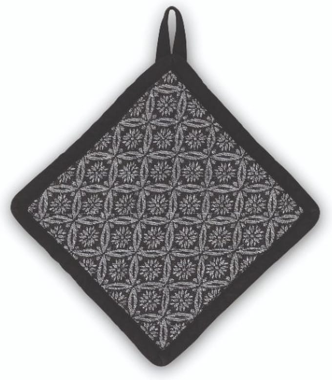 Pannenlap, Zwart/Wit Patroon - Kela | Gianna