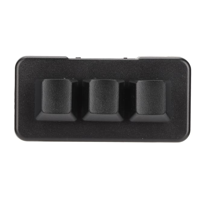 Clavier 3 touches rétroéclairé RVB Interface USB 3 touches Mini mécanique Programmable Plug and Play Macro noir