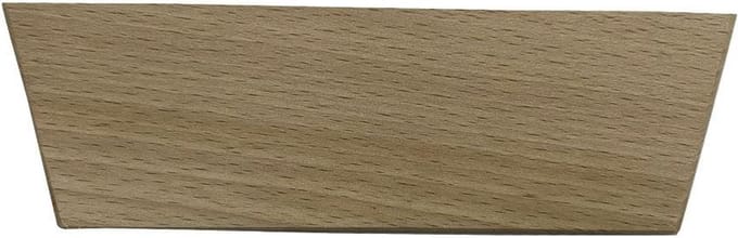 FLE - Meubelpoot vierkant 16 bij 4,5 cm en hoogte 5 cm van massief hout