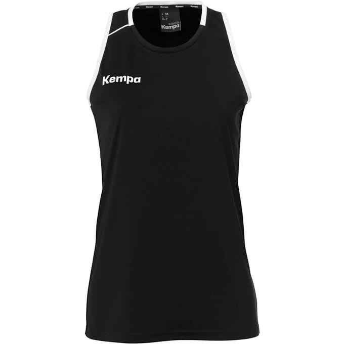 Kempa Player Tank Top Dames Zwart-Wit Maat XL