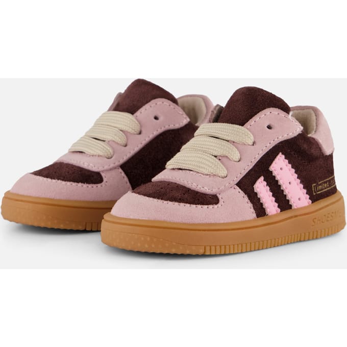 Shoesme sneakers roze Suède - Maat 19 - Kinderschoenen