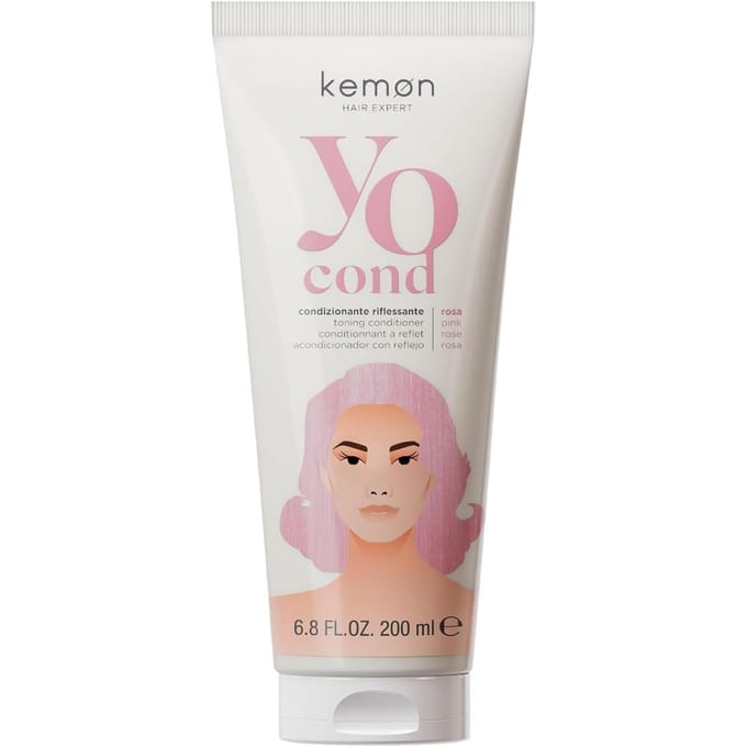 Kemon, Yo Rosa Coloration, Après-shampoing Colorant, 200 ml