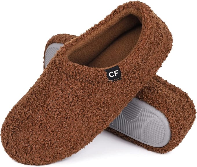 Pantoffels Dames - Sloffen - Maat 42/43 - Beige - Anti-slip - Comfeet