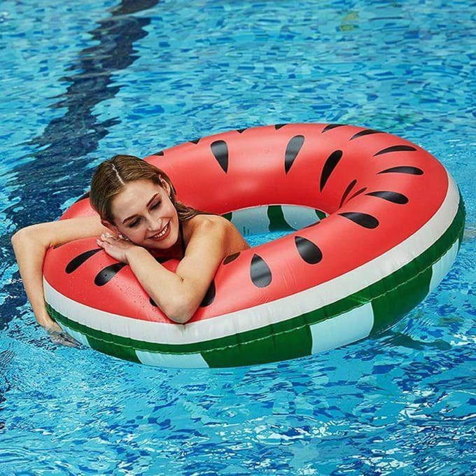 Jouet Gonflable - Pastèque - PVC épais - 80CM - Mixte