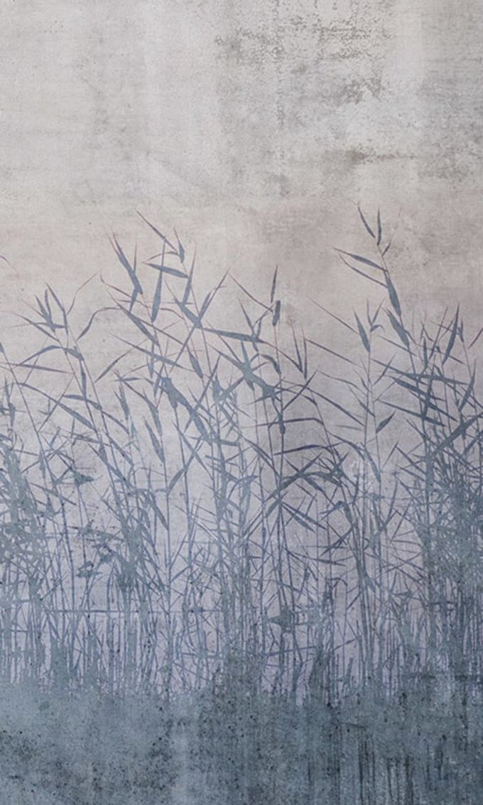 Fotobehang - Field Abstract 150x250cm - Vliesbehang