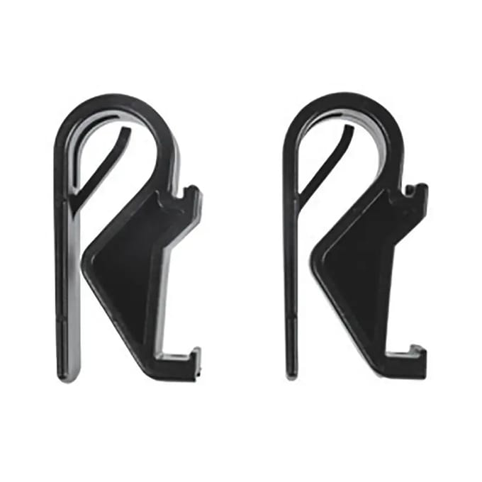Basil Hook-On System Sports - Set van 2 haken - Zwart