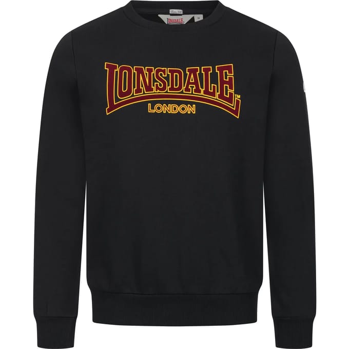 Lonsdale Crewneck Classic Sweatshirt Zwart 3XL Man