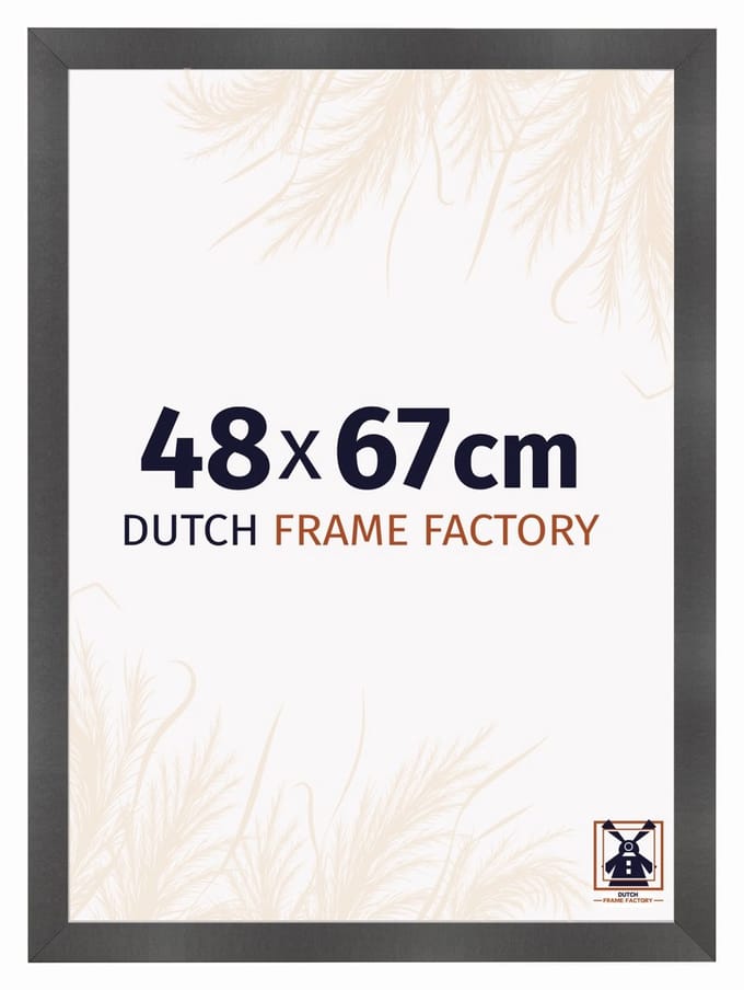 Fotolijst 48x67 cm - MDF - Zwart Mat - Praag