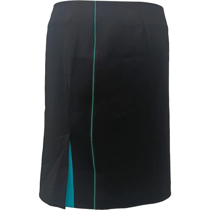 Balenciaga minirok met splitdetail in zwarte viscose