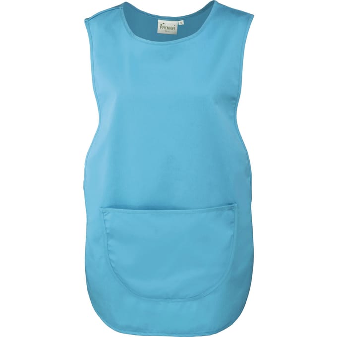 Premier Dames / Dames Pocket Tabard / Werkkleding (Pakket van 2) (Turquoise)