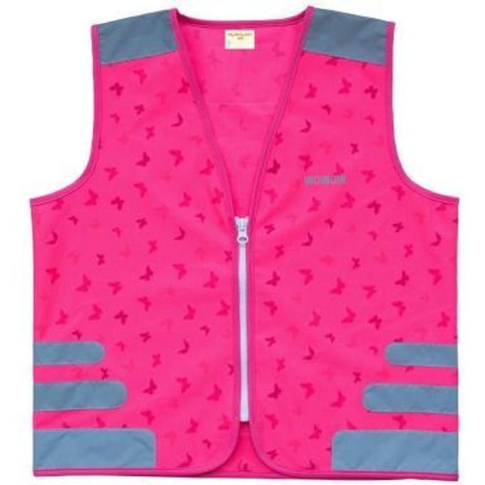 WOWOW Design Fluo hesje kind - Nuty jacket pink XS