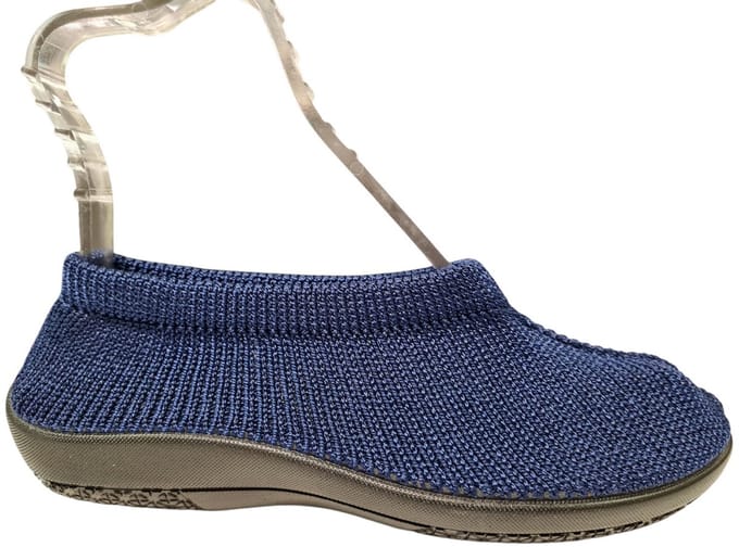 Q Fit Julia Donker Blauwe Dames Pantoffels - Blauw - 41