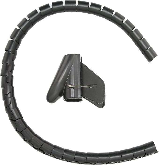 Kabel Organizer - Draad Huls - Bedrading Bundelen - Open Ontwerp - 10 Meter - Zwart