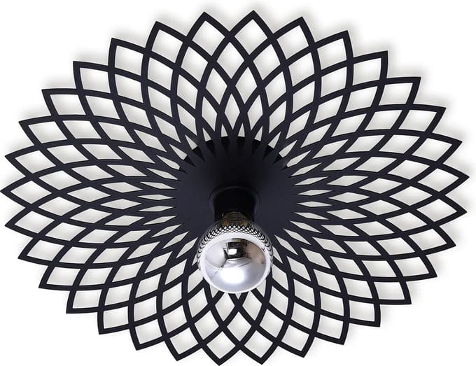 Plafondlamp Ombra Ø 50 cm zwart