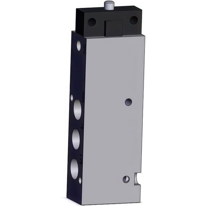 SMC 5/3-Weg Mechanische Roller Ventiel G1/8'' - VZM550-F01-00