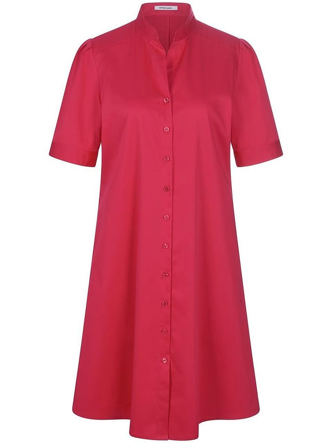 Jurk 1/2 mouwboorden Van Peter Hahn pink