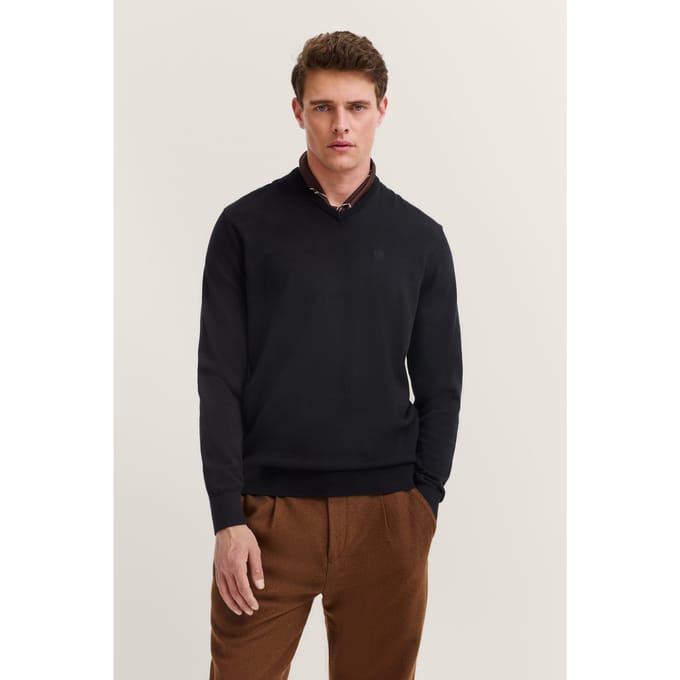 Bugatti Herren Trui met comfortabele snit