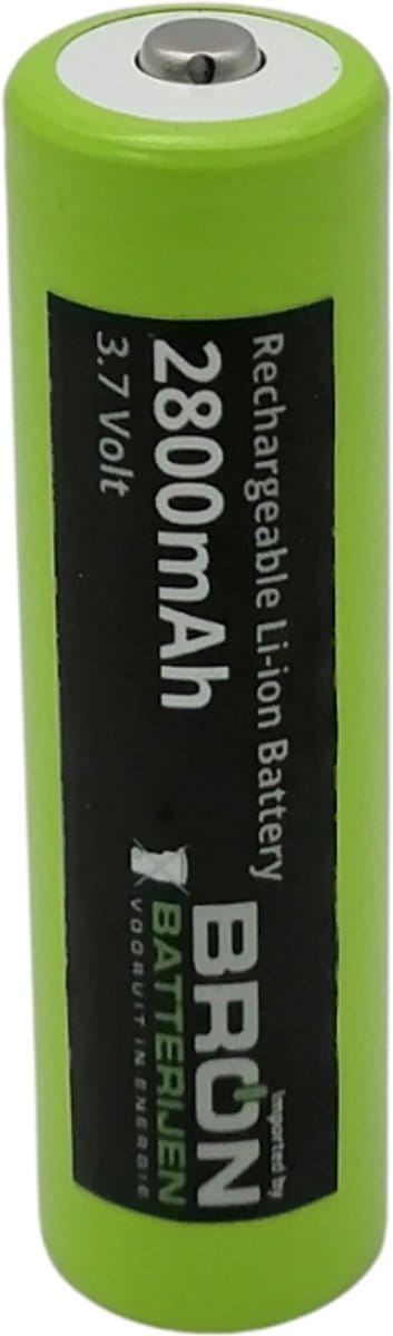 Lithium Batterij 3.7V 2800mAh type 18650 li-ion