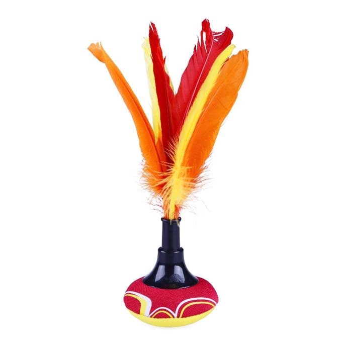 Neopreen Hand Shuttlecock Strandvermaak Indiaca Veerbal Hand Badminton red