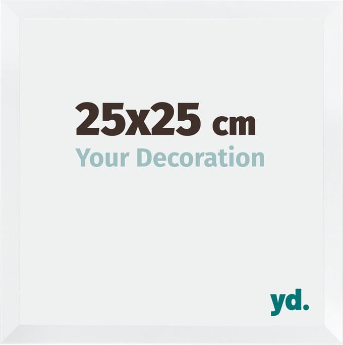 Your Decoration - Fotolijst 25x25 cm - MDF - Wit Mat - Catania