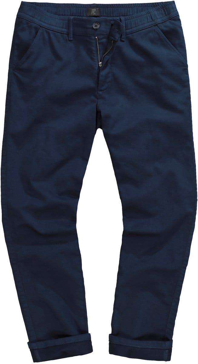 JP 1880 - Heren - Chino FLEXNAMIC® elastische tailleband - Navy blauw - Maat 68