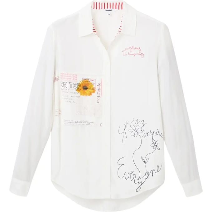 Dameshemd Desigual Sweet Hamburgo