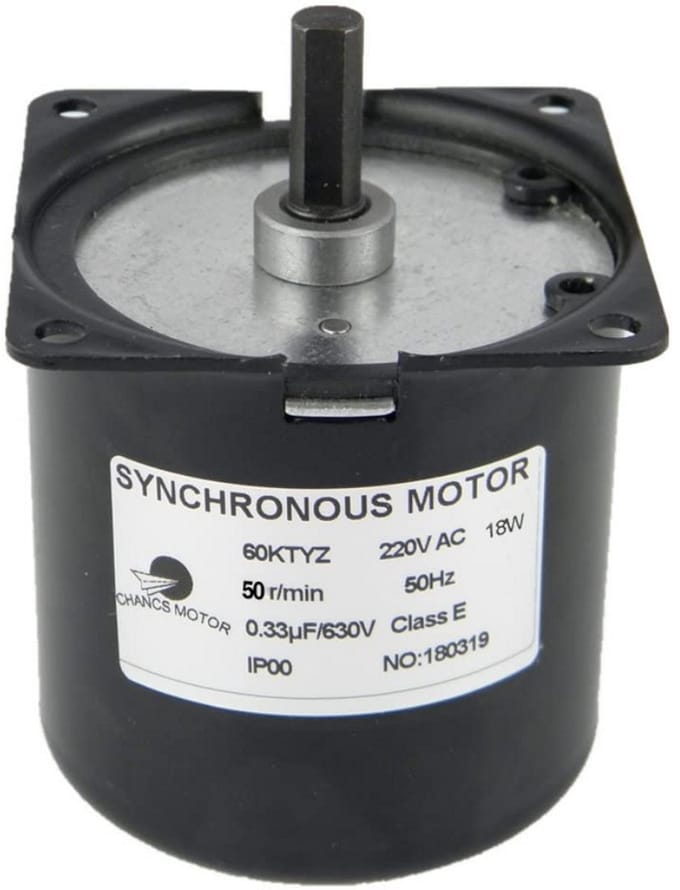 Synchrone Elektrische Motor 220V met Reductiemechanisme - 50 RPM CW/CCW