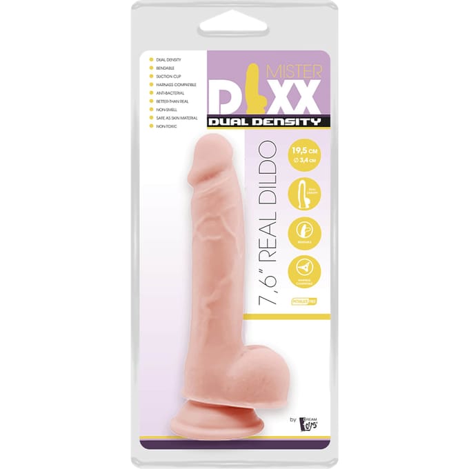Dream Toys - Dual Density buigbare dildo 19 cm Mr Dixx
