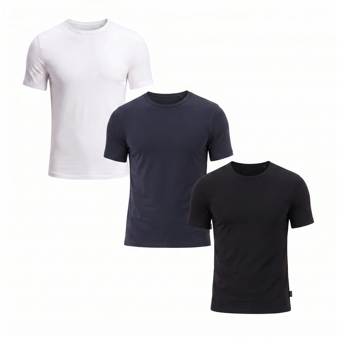 Pakket van 3 Heren T-shirts met Korte Mouwen 50534019