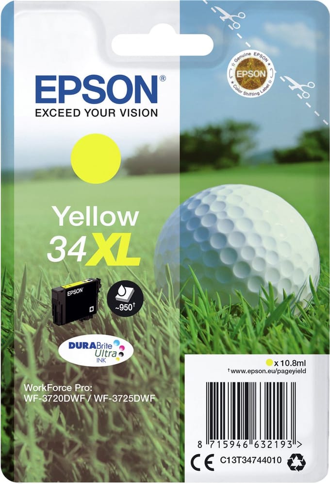 Epson 34XL - Inktcartridge / Geel