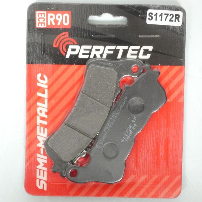 Plaquette de frein Perftec pour Moto Honda 1000 Cbf Fa/Abs 2006 à 2016 AR Neuf