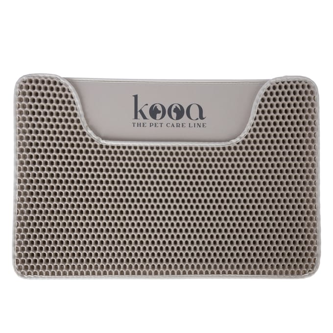 Kooa dubbellaagse kattenbakmat Marshmallow